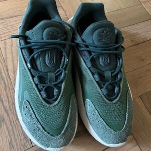 Adidas Forest Green Athletic Shoes